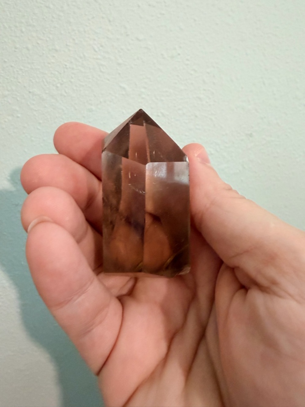 Smoky quartz tower point crystal healing chakra reiki